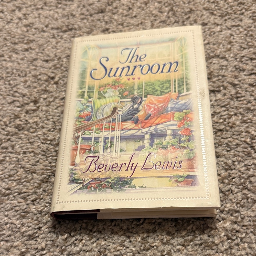 The Sunroom Beverly Lewis Elegant Cream Hardcover book